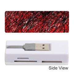 Red And Black Pattern Memory Card Reader (stick) 