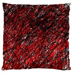 Red And Black Pattern Standard Flano Cushion Case (one Side) by Valentinaart