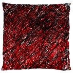 Red and black pattern Standard Flano Cushion Case (Two Sides) Back