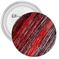 Red And Black Elegant Pattern 3  Buttons