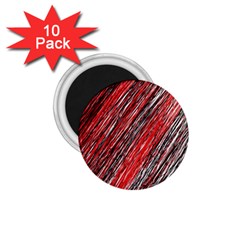 Red And Black Elegant Pattern 1 75  Magnets (10 Pack) 