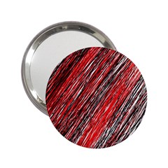 Red And Black Elegant Pattern 2 25  Handbag Mirrors