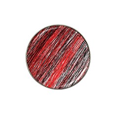 Red And Black Elegant Pattern Hat Clip Ball Marker