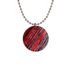 Red And Black Elegant Pattern Button Necklaces by Valentinaart