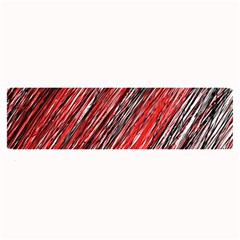 Red And Black Elegant Pattern Large Bar Mats