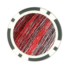 Red And Black Elegant Pattern Poker Chip Card Guards