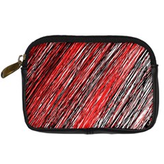 Red And Black Elegant Pattern Digital Camera Cases