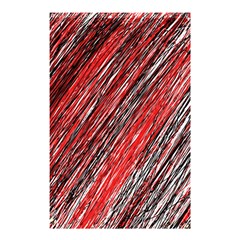 Red And Black Elegant Pattern Shower Curtain 48  X 72  (small) 