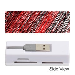 Red And Black Elegant Pattern Memory Card Reader (stick) 