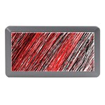 Red and black elegant pattern Memory Card Reader (Mini) Front