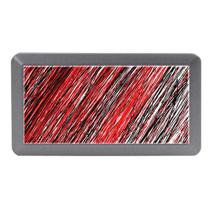 Red and black elegant pattern Memory Card Reader (Mini)