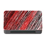 Red and black elegant pattern Memory Card Reader with CF Front