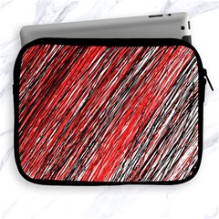 Red And Black Elegant Pattern Apple Ipad 2/3/4 Zipper Cases by Valentinaart