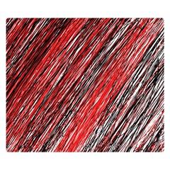 Red And Black Elegant Pattern Double Sided Flano Blanket (small) 