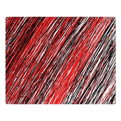 Red And Black Elegant Pattern Double Sided Flano Blanket (large) 