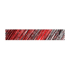 Red And Black Elegant Pattern Flano Scarf (mini)