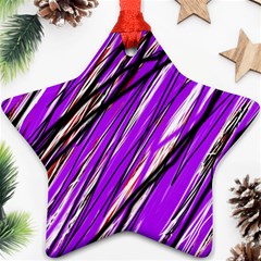 Purple Pattern Ornament (star) 