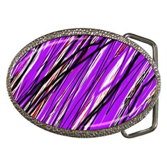 Purple Pattern Belt Buckles