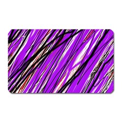 Purple Pattern Magnet (rectangular)