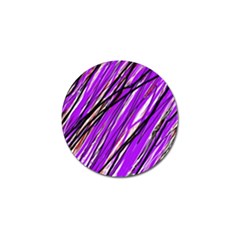 Purple Pattern Golf Ball Marker (10 Pack) by Valentinaart