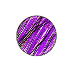 Purple Pattern Hat Clip Ball Marker by Valentinaart