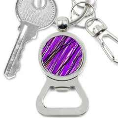 Purple Pattern Bottle Opener Key Chains