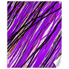 Purple Pattern Canvas 16  X 20  