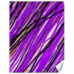 Purple Pattern Canvas 18  X 24  