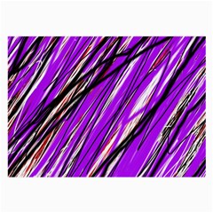 Purple Pattern Large Glasses Cloth