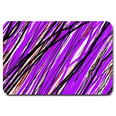 Purple Pattern Large Doormat 