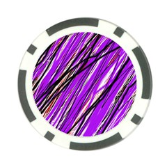 Purple Pattern Poker Chip Card Guards