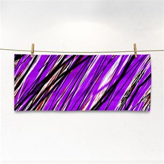 Purple Pattern Hand Towel