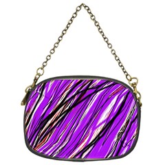 Purple Pattern Chain Purses (one Side) 