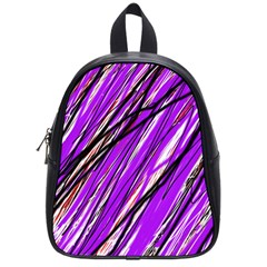 Purple Pattern School Bags (small) 