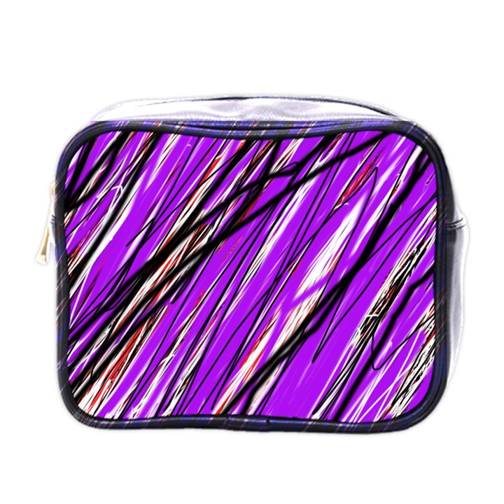 Purple pattern Mini Toiletries Bags