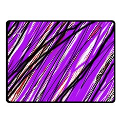 Purple Pattern Fleece Blanket (small)