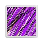 Purple pattern Memory Card Reader (Square)  Front