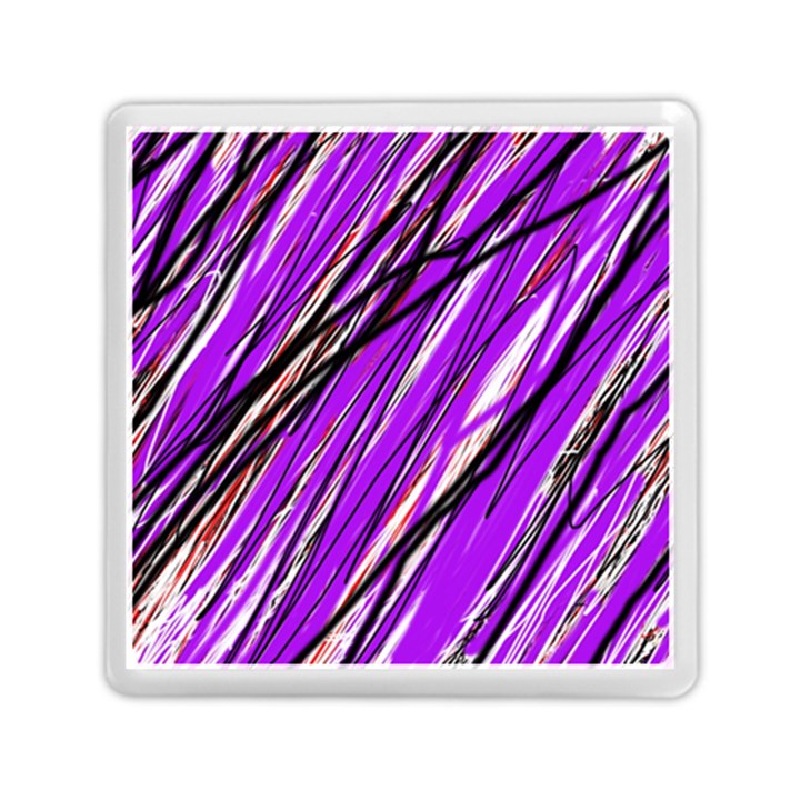 Purple pattern Memory Card Reader (Square) 