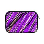 Purple pattern Apple iPad Mini Zipper Cases Front