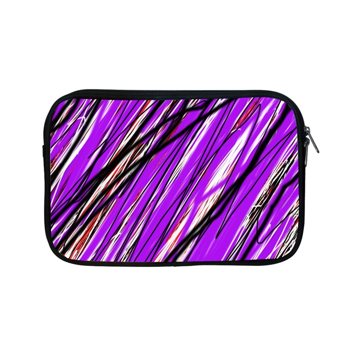 Purple pattern Apple iPad Mini Zipper Cases