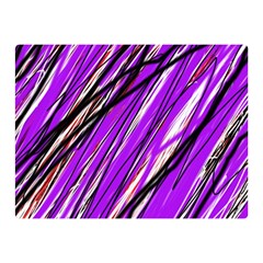 Purple Pattern Double Sided Flano Blanket (mini) 