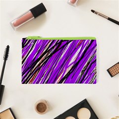 Purple Pattern Cosmetic Bag (xs)