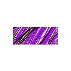 Purple Pattern Satin Scarf (oblong)