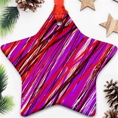 Purple Pattern Ornament (star)  by Valentinaart