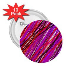 Purple Pattern 2 25  Buttons (10 Pack) 