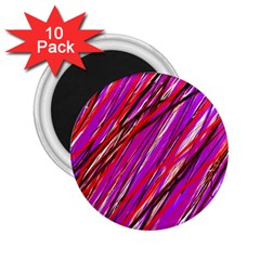 Purple Pattern 2 25  Magnets (10 Pack) 