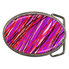 Purple Pattern Belt Buckles by Valentinaart