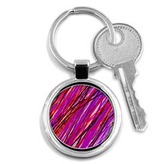 Purple Pattern Key Chains (round) 