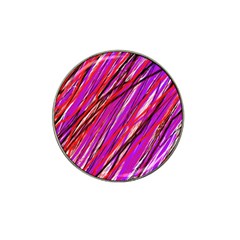 Purple Pattern Hat Clip Ball Marker (10 Pack)