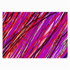 Purple Pattern Large Glasses Cloth (2-side)